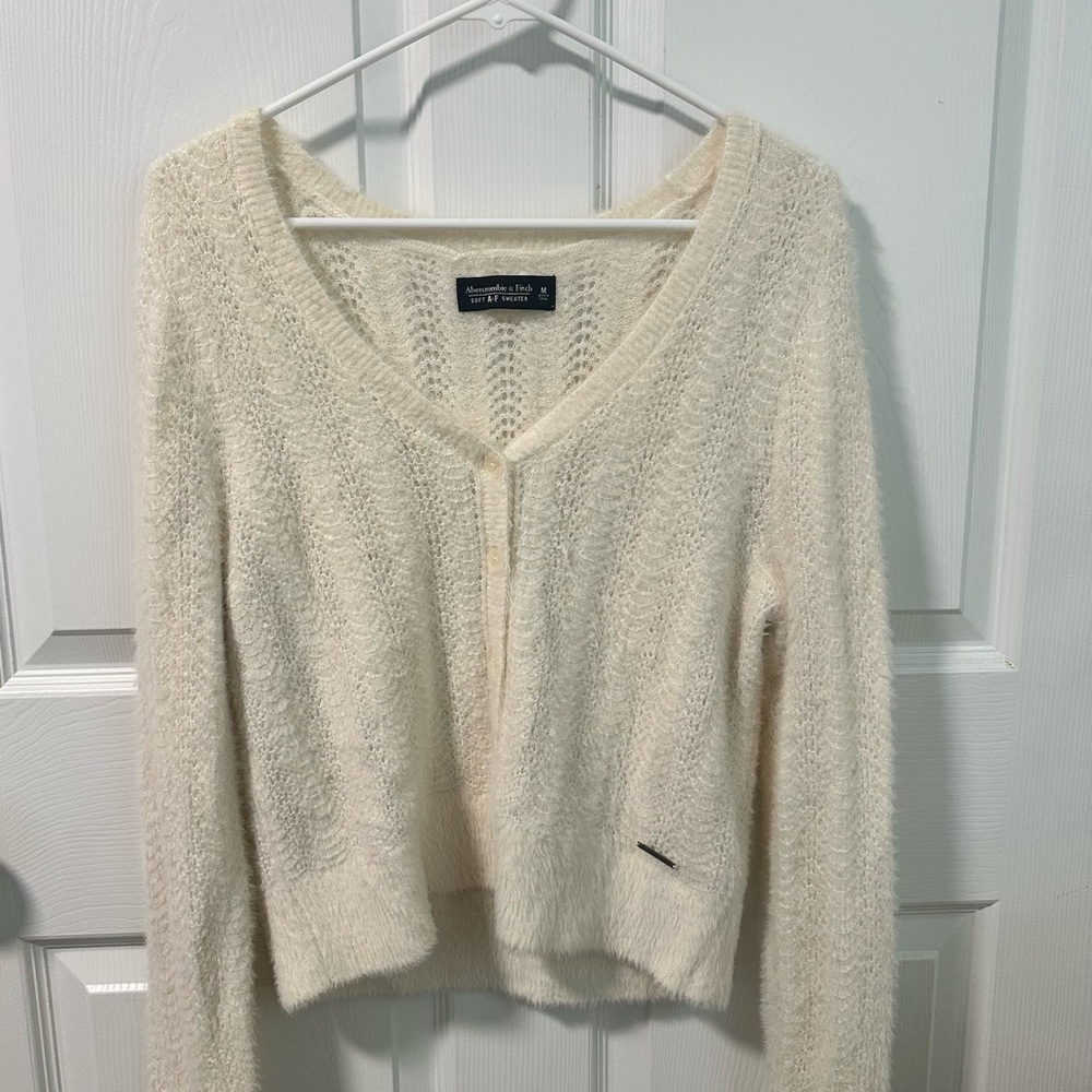 Abercrombie & Fitch Women's Soft Cream Sweater